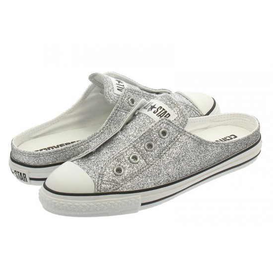 converse shoes silver