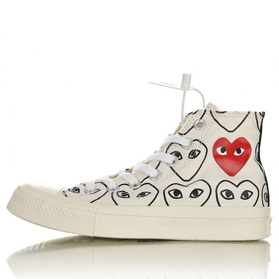 chuck taylor shoes with heart