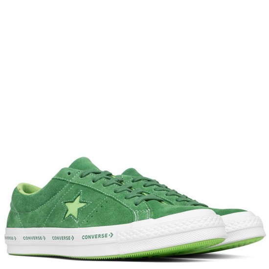 Converse One Star Ox Mint Green Suede 