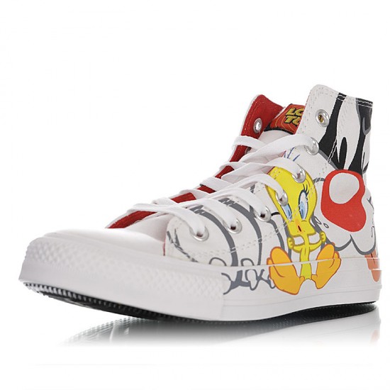 converse high tops looney tunes