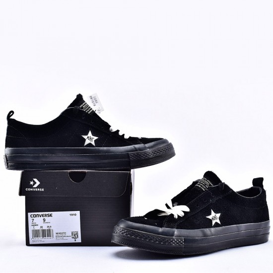 converse one star low black