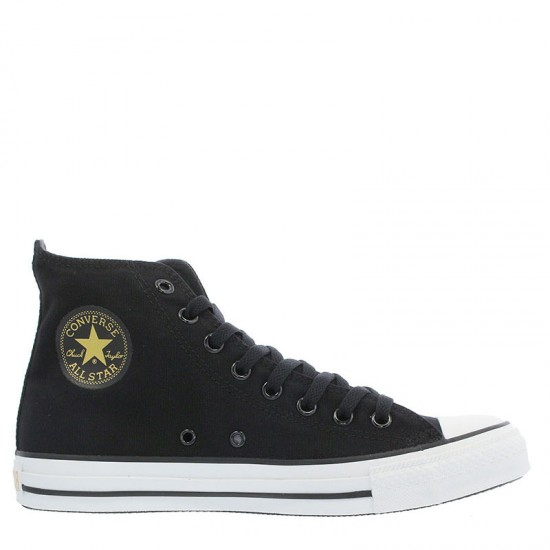all black converse with gold