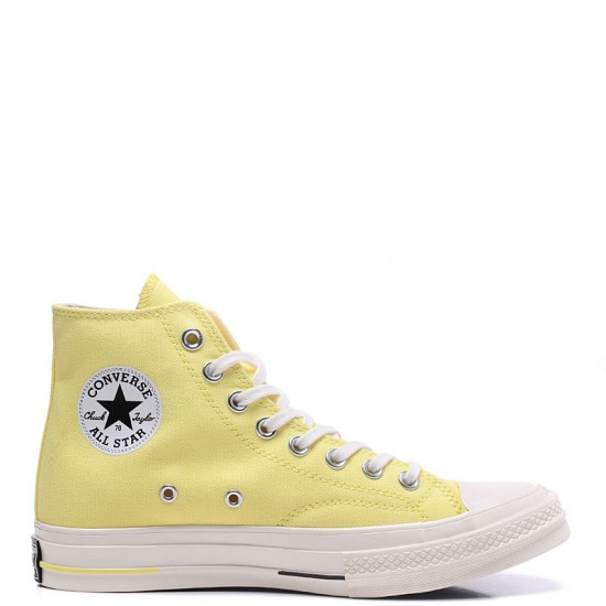 pale yellow converse high tops