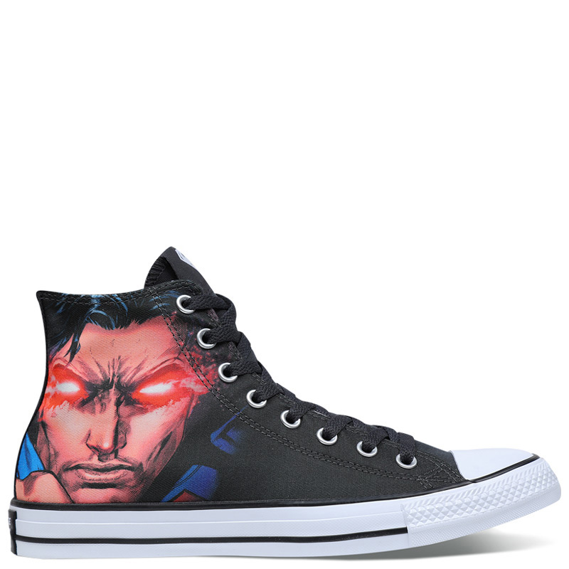 superman custom converse sneakers