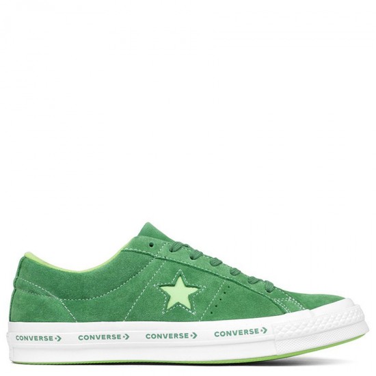 low top green converse